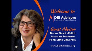 Donna QuadriFelitti Associate Professor Pennsylvania State University interviewed by D Dowling [upl. by Kory402]