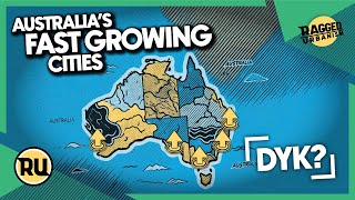 Australia’s 10 Largest Cities by Growth Rate  2023 Estimate [upl. by Nylirrej]