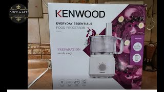 Kenwood Food Processor Unboxing  SPICE amp ART [upl. by Eedya]