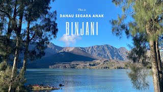 Drone Footage Rinjani Mountain  DANAU SEGARA ANAK [upl. by Gareri]