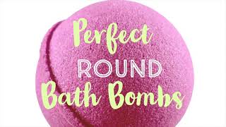 How to make Perfect Round Bath Bombs using a Cada Sphere mold with tips and tricks for floating [upl. by Paige247]