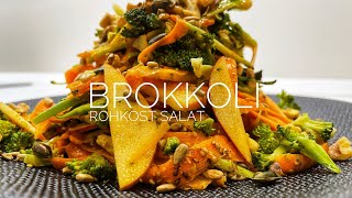 Gesunder Brokkoli Salat Rohkost Salat Gesunde Rezepte Thermomix Rezept Karotten Apfel Salat [upl. by Igig85]