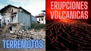 TERREMOTOS Y ERUPCIONES VOLCANICAS APRENDE UN POCO [upl. by Naimerej]