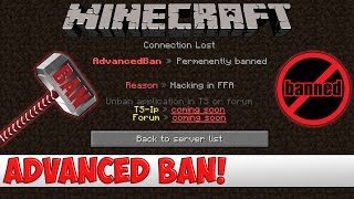 Minecraft Plugin Tutorial  Advanced Ban [upl. by Monique]