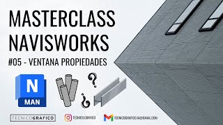 Navisworks Manage 05  Propiedades de elementos en Navisworks Manage [upl. by Arny154]