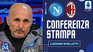 Conferenza stampa Spalletti per Napoli Milan 🎙 VIDEO INTEGRALE ⚽ Serie A [upl. by Aynnek]