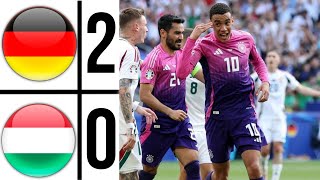 Germany vs Hungary 20 Highlights Goals  Deutschland vs Ungarn  UEFA EURO 2024 [upl. by Brink]