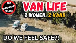 Would you park here  Solo female Van Life  Van Life Europe Ep 141 [upl. by Relyt]