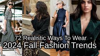 MOST WEARABLE 2024 FALL FASHION TRENDS FOR THE CLASSIC DRESSER [upl. by Schecter]