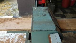 Foley Belsaw wood planer in action [upl. by Richella168]