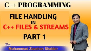 File Handling using File Stream in C Part1 UrduHindifstream in CModes of FileGet amp Put [upl. by Joktan]