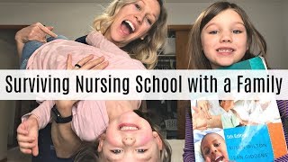 How to Survive Nursing School with a Family  Nursing Student Tips Vlog  Alyssa All Day [upl. by Ydnolem]