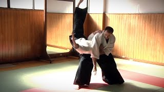 Aikido  Guillaume Erard amp Denis Lortie in Tokyo [upl. by Ahsinot]