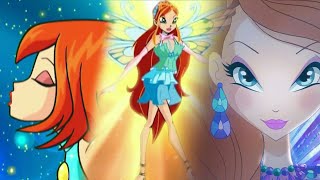 Winx Club ll Full Old Bloom Transformation FanMade [upl. by Annahvas]