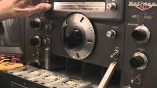 1 of 4 National HRO 60 SIXTY oldtimey Ham Radio Receiver [upl. by Ginzburg994]