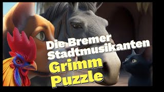 GlubbiKindergeschichte Die Bremer Stadtmusikanten Grimm Gute Nacht GeschichteSchlafmusik Märchen [upl. by Soelch]