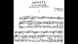 Francesco Cilea  Sonata Op 38 for piano and cello with score [upl. by Attayek667]