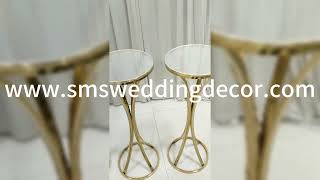 Gold Metal Centerpiece Stands Display Video [upl. by Juliann]