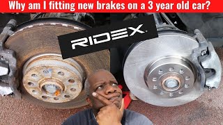 Why am changing the disc and brakes on a 3 year old car [upl. by Geiss541]