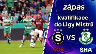 AC Sparta Praha  Shamrock Rovers FC  kvalifikace do Ligy Mistrů  sezóna 202425 [upl. by Almeeta]