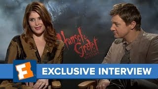 Jeremy Renner Gemma Arterton  Celebrity Interviews  FandangoMovies [upl. by Kelton]