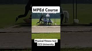 Ccs University  MPEd and BPEd Course  Physical fitness test  Admission Test [upl. by Bonnes]