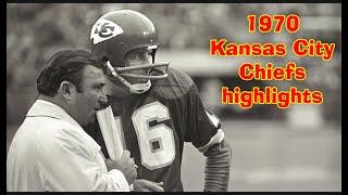 Kansas City Chiefs  1970 NFL season highlights [upl. by Rodl]