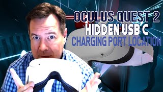 Oculus Quest 2 USB C Charging Port Location [upl. by Assehc]