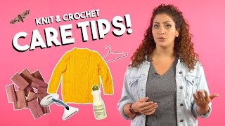 How to Care for your Knit and Crochet Projects [upl. by Ginni]