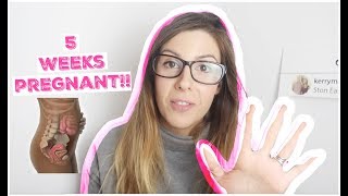 5 WEEKS PREGNANT VLOG EARLY PREGNANCY SYMPTOMS  KERRY CONWAY [upl. by Hedy]