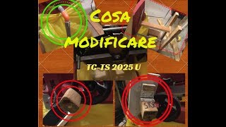 Cosa modificare sul banco sega Einhell TCTS 2025 U🛠 [upl. by Hairem832]