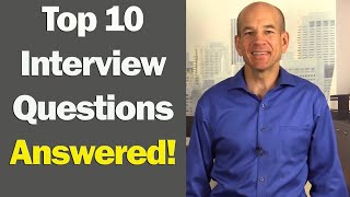 Top 10 Job Interview Questions amp Answers for 1st amp 2nd Interviews [upl. by Nohsram]