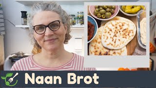 Naan Brot  lecker vegan und einfach [upl. by Aidnyl]