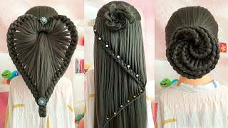 hairstyle ka design  hairstyle juda design  balon ke design  bridal hairstyle  design Bal [upl. by Xxam]