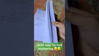 GATE Tutor for Civil engineering gate gate2025 iitroorkee engineering study motivation share [upl. by Asp]