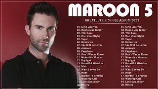 The Best Of Maroon 5  Maroon 5 Greatest Hits Full Album 2024  Best Songs Collection 2024 [upl. by Eitnom]