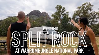 Climbing Belougery Split Rock at Warrumbungle National Park [upl. by Ainorev]