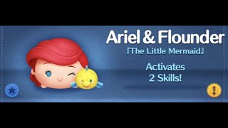 Jan 24 New Tsum  Disney Tsum Tsum Ariel amp Flounder SL6 Gameplay [upl. by Luisa]