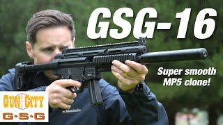 GSG 16 22LR  Gun Review LIVE FIRE [upl. by Anicnarf]