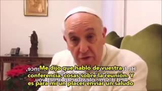 Ecumenismo Papa Francisco envia mensaje de unidad a cristianos evangelicos español [upl. by Holtz]