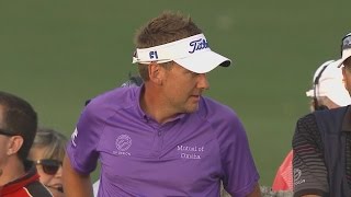 Ian Poulters dead shank off the tee on No 5 at Honda [upl. by Ezeerb]