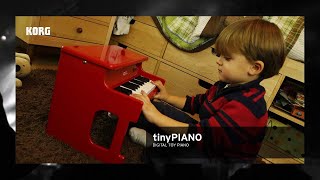 Korg tinyPIANO Digital Toy Piano Black Kitty 코르그 타이니피아노 25건반 디지털 토이 피아노 블랙 키티KORG도레미악기027459934 [upl. by Anilem740]