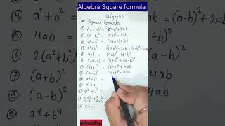 Algebra square formula mathstricks shortvideo maths [upl. by Aivart679]