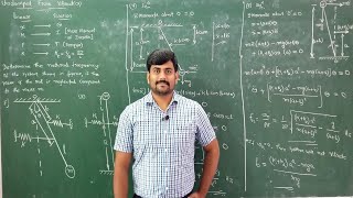 Lecture 7 Problems on undamped free vibration 7 amp 8 Mod 1 Mechanical Vibrations by GURUDATTHM [upl. by Ayidah208]