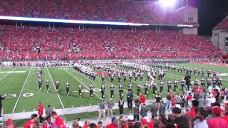 Ohio State Marching Band Entire Pregame Script Ohio 9 28 2013 OSU vs Wisconsin [upl. by Jodi]