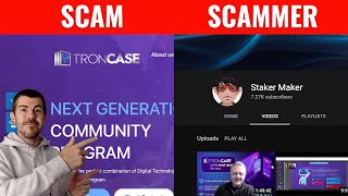 TronCase is a Scam  Staker Maker is a Scammer [upl. by Anir]