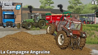 More Animals Spreading Manure amp Storage Hay Bales │La Campagne Angevine│FS 22│Timelapse6 [upl. by Wj]