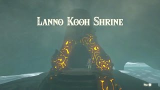 Zelda Breath of the Wild  Lanno Kooh Shrine  Hebra Tower Region [upl. by Inahteb]