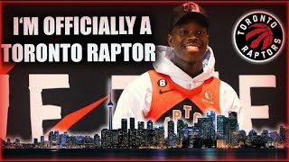 IM OFFICIALLY A TORONTO RAPTOR [upl. by Lehcear]