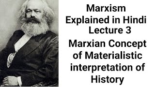 Marxian Concept of Materialistic interpretation of History [upl. by Sihonn]